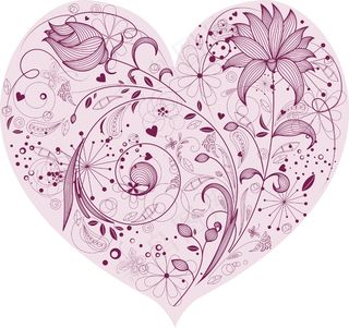 花的心向量元素