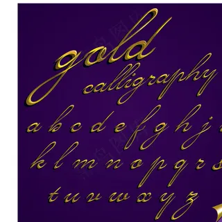 不同字母矢量元素集03