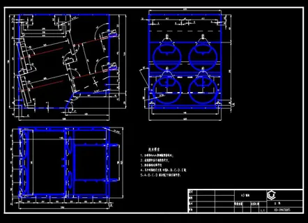 除尘器全套图机械图纸