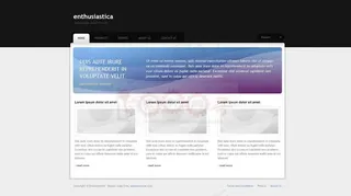 边框带阴影企业网站divcss模板