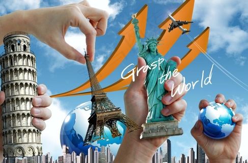 自由女神埃菲尔铁塔比萨斜塔