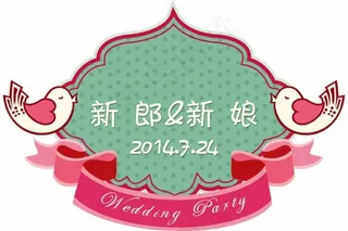 卡通喜鹊迎宾牌图片