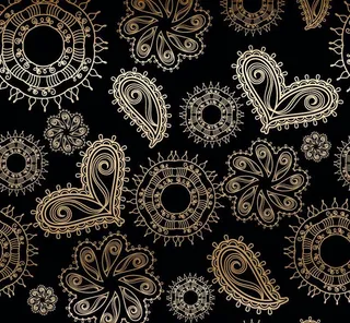 欧式复古花纹图片