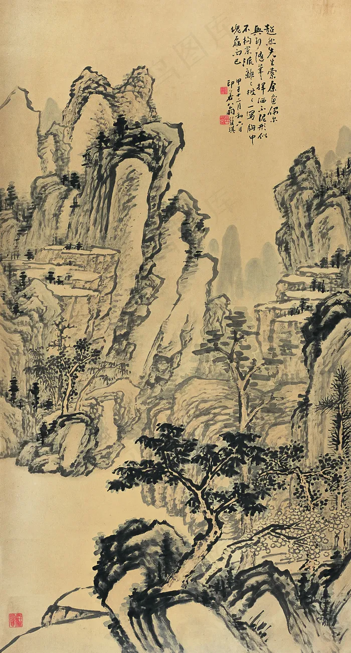 层层山水秀