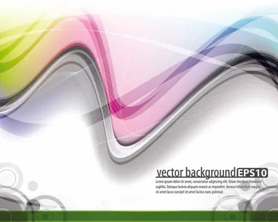 动感绚丽背景矢量素材