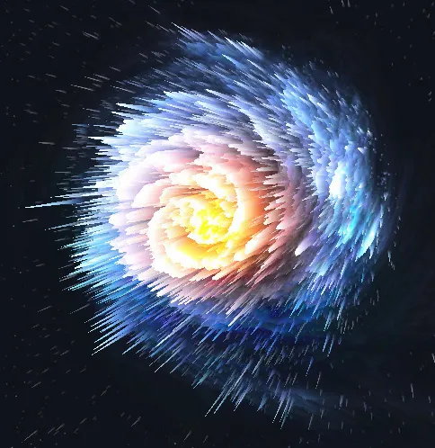 星空背景psd模版下载