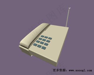 电话3d模型电器设计素材 10