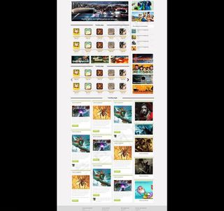 游戏网页首页无代码图片