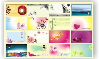 名片模板 传统 现代图片