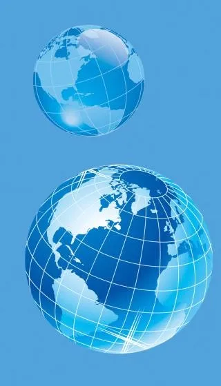 地球素材psd模版下载