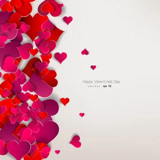 红色花瓣背景矢量素材