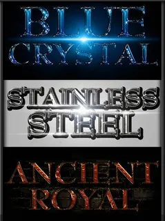 金属质感字体PS样式样式下载