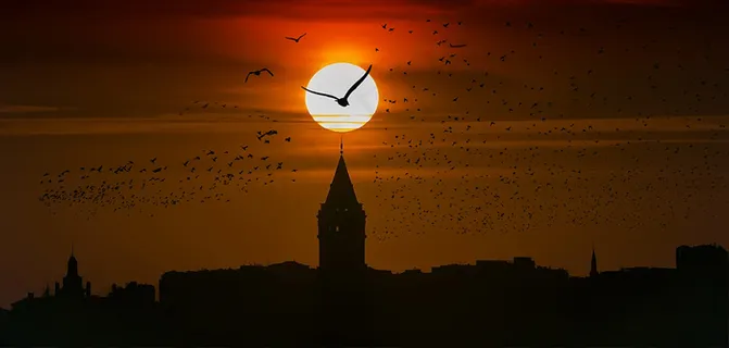 伊斯坦布尔黄昏美景