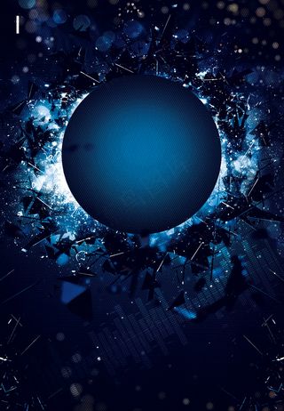 简约科技感商务背景