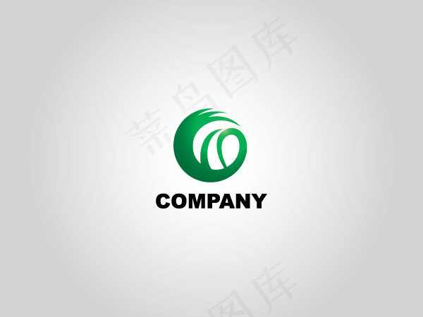 草与抽象的道路ai矢量模版下载