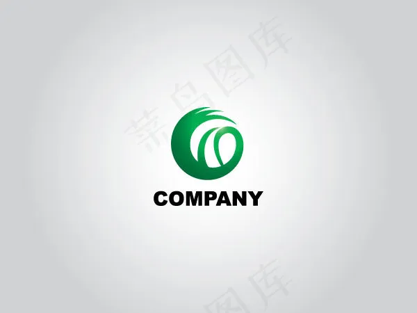 草与抽象的道路ai矢量模版下载