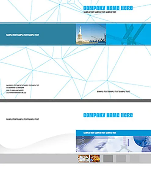 精美企业画册psd模版下载