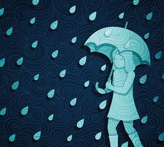 创意抽像画七eps,ai矢量模版下载