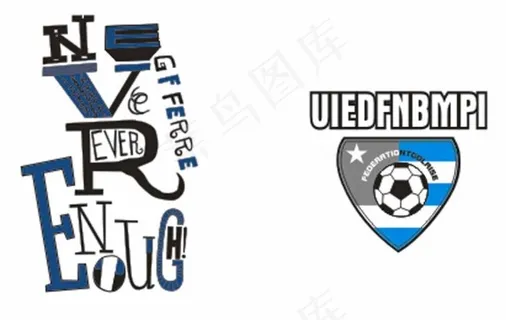 英文花样素材图