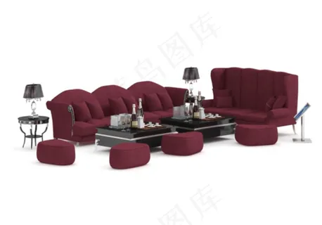 时尚沙发素材模板下载