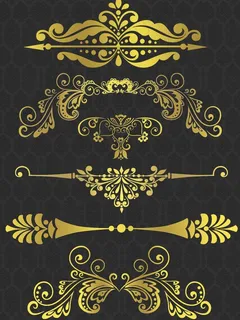 欧式花纹图片