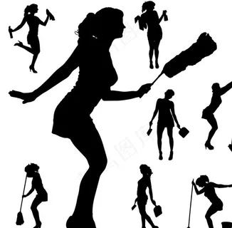 女性剪影图片 女性剪影图片