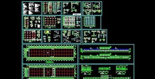 仓库单层双跨门式刚架结构设计图