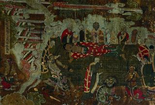 觉苑寺壁画图片