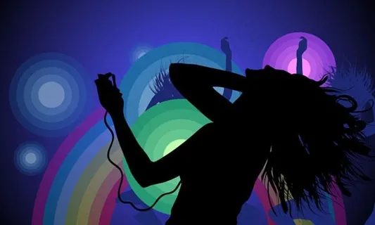 音乐时尚节拍flash矢量动画