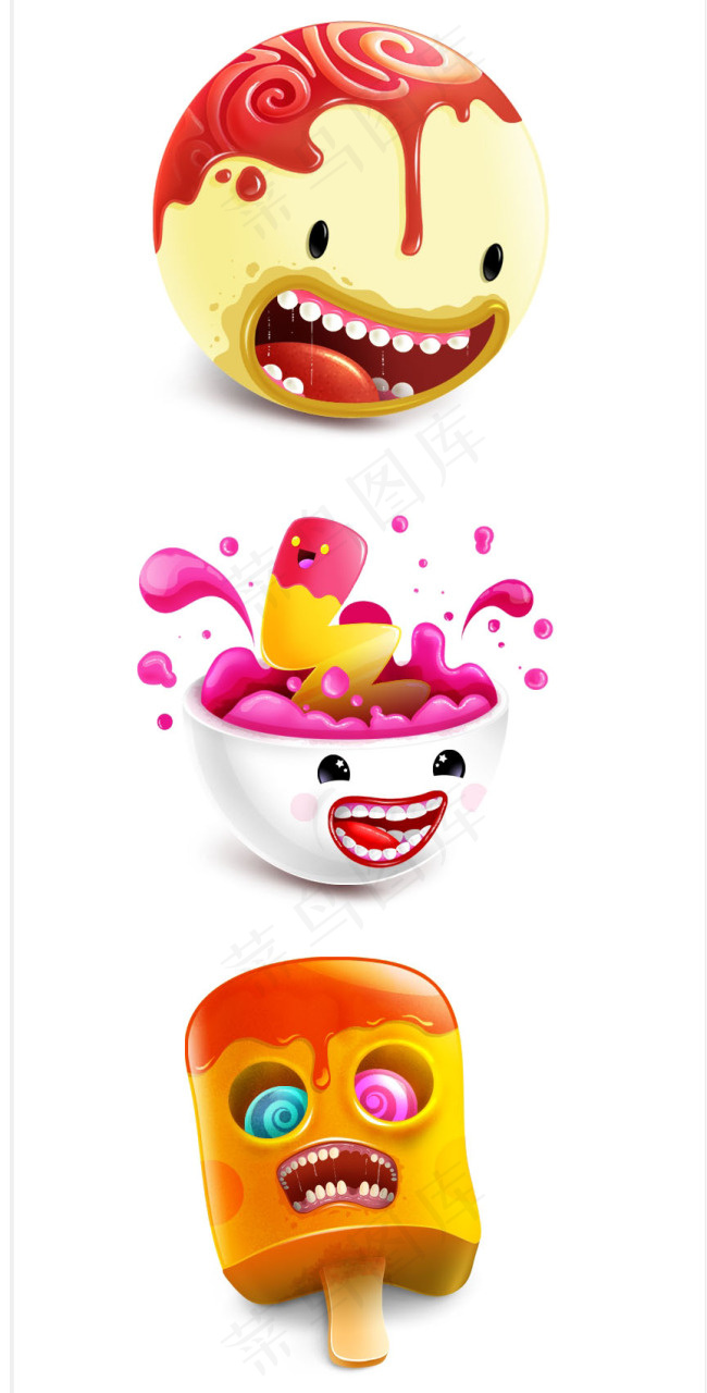 炫彩冰淇淋怪物