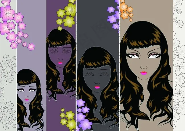 人物cdr矢量模版下载