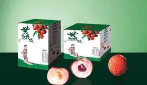 水果荔枝包装(原文件全分层)图片