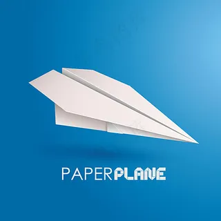 纸飞机背景矢量素材图片