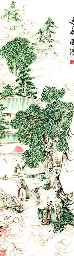 佛教宗教文化国画图片