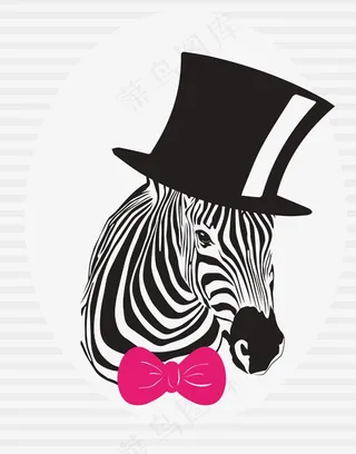 斑马头像礼貌