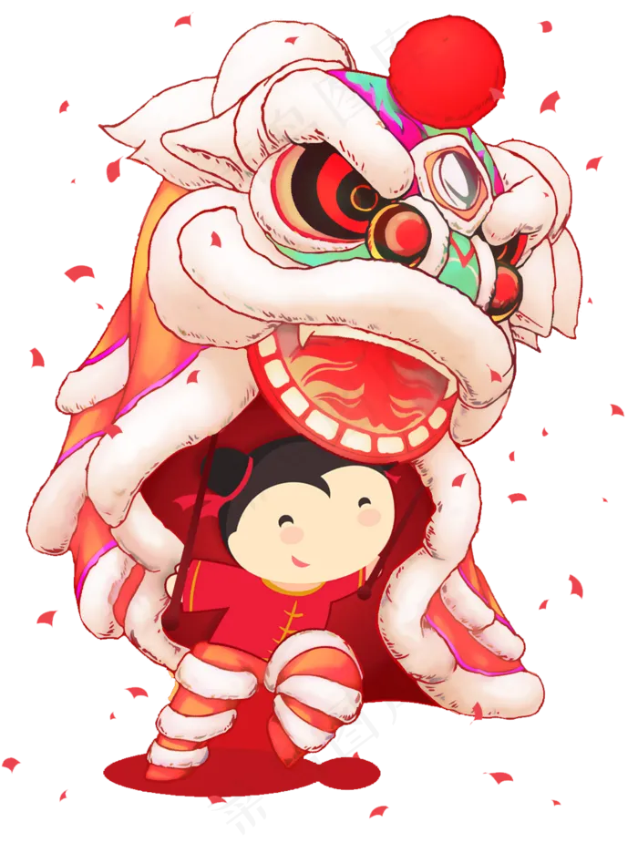 中国贺新年过年春节元素(1080X1444)