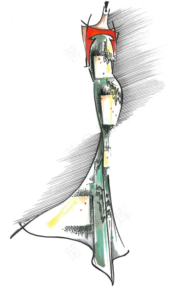 时尚连衣裙设计图