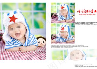 宝宝相册模版素材下载