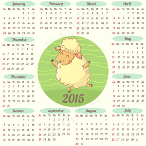 2015羊年日历