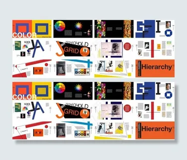 彩色创意画册设计