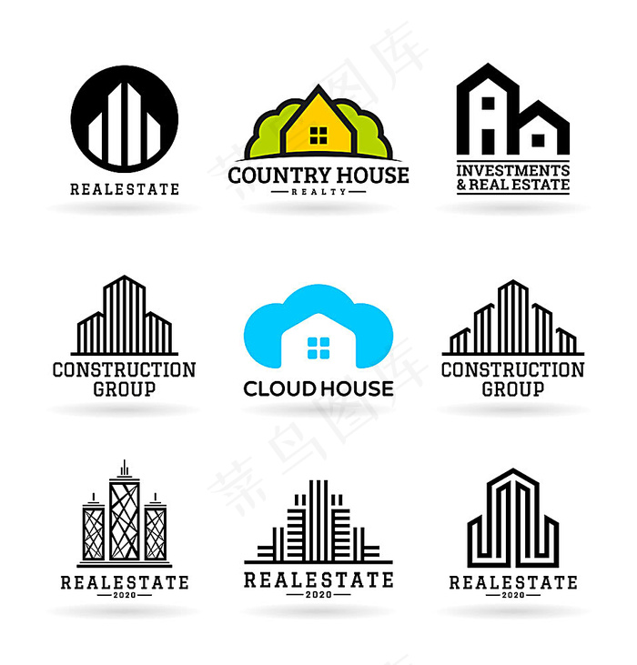 房地产建筑公司logo