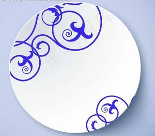 盘子花纹