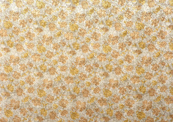 密集小黄花底纹