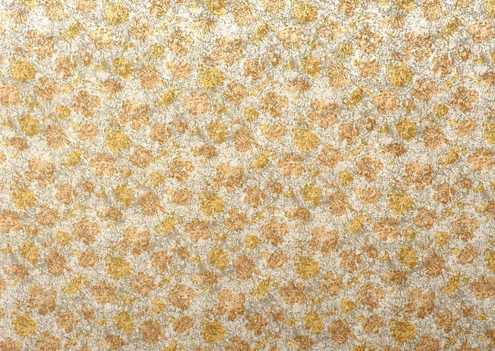 密集小黄花底纹