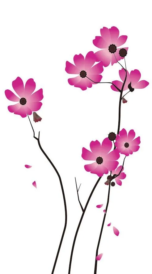 花卉图片cdr矢量模版下载