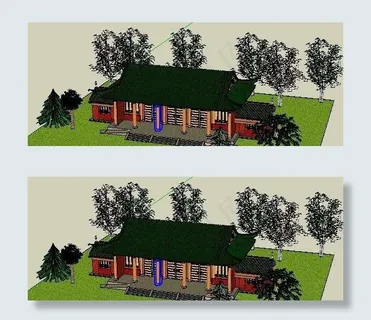 清明上河园山门.skp