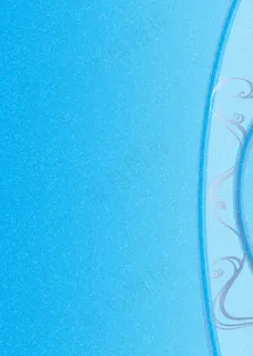 蓝色渐变边角条纹衬托背景图