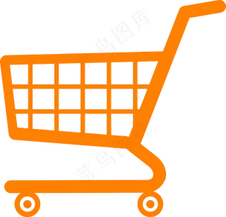 卡通购物车png素材下载