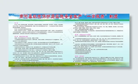 环境保护安全生产制度图片