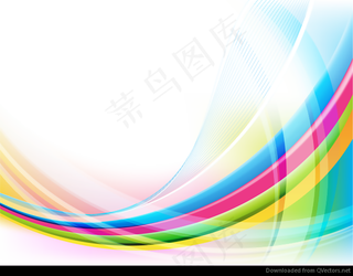 摘要多彩波矢量的。